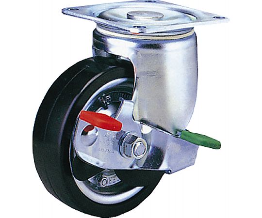 600HB 固定型 重量用ローラーベア入り 合成ゴム車輪