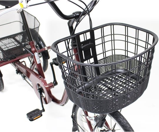 69-8917-76 ACTIVEPLUS ノーパンク三輪自転車L ワインレッド MG