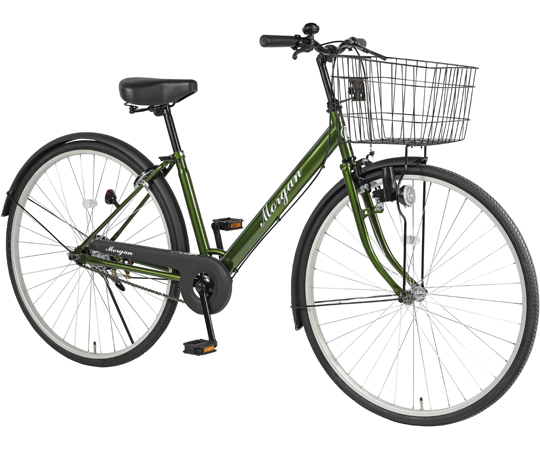 69-8917-80 防災サイクル 27型 ノンパンク シティサイクル オリーブ