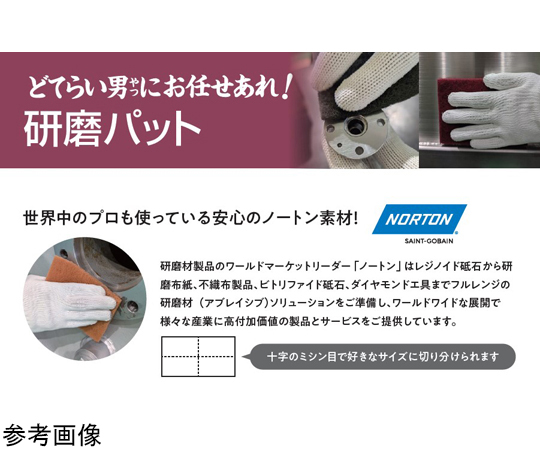 69-9279-39 どてらい男にお任せあれ！ 研磨パッド マイクロ
