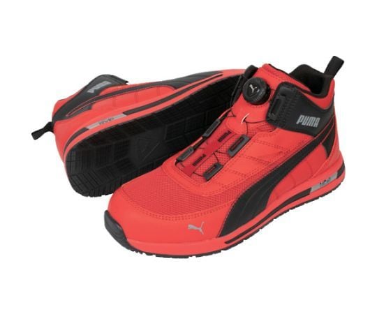 69-9515-27 プロテクティブスニーカー スイッチバック レッド ディスク