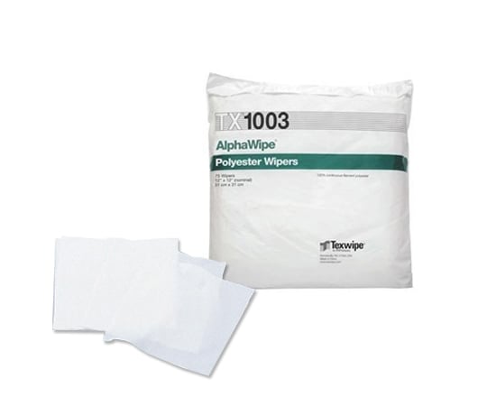 【クリーンパック】テックスワイプ(Texwipe)7-086-06アルファワイパーTX1003【1袋(125枚×2袋入)】(as1-7-086-06)
