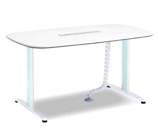 ナーステーブル（リフティオメディカ） 2100×1000×900 ブルー LG51BB-ZD34