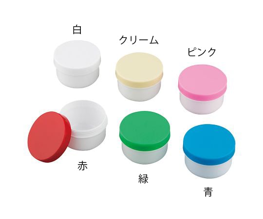 7-1128-03　UG軟膏壺（滅菌）　80mL　ピンク　75個入 3-58
