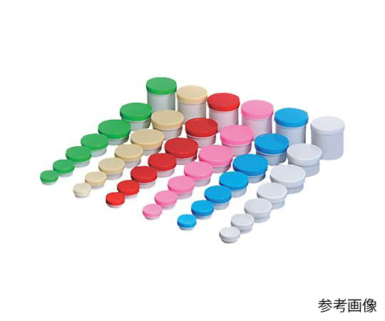 7-1166-01 UG軟膏壺（滅菌） 58mL 白 100個入 3-55