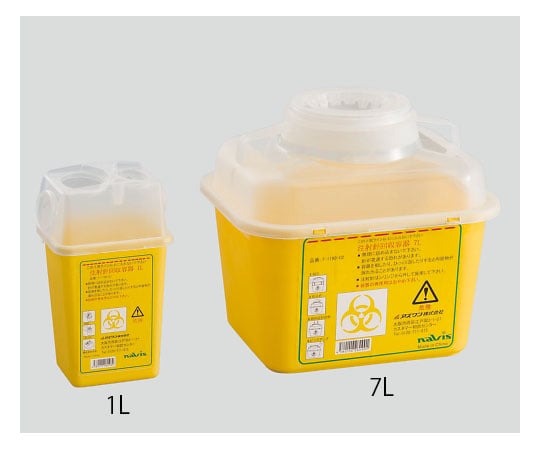 7-1199-01 注射針回収ボックス 1L DMS-T1A 【AXEL】 アズワン