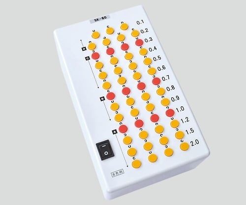 新和精工 7-1216-01　電光投影式視力検査器　斜め入り８方向　３ｍ用[式](as1-7-1216-01)