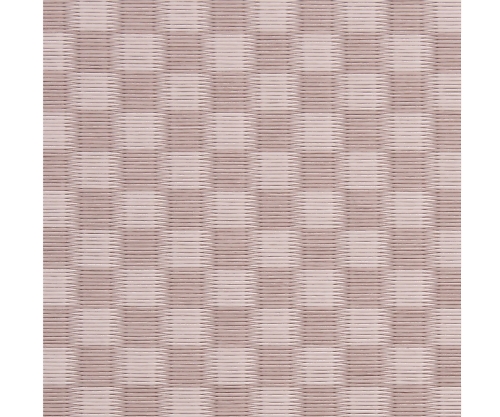 7-1281-09 畳縁台（明日香の里） 樹脂 引目市松柄ピンク