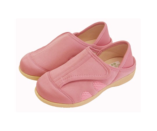かかとが踏めるルームシューズ（シューズタイプ）　ピンク・M