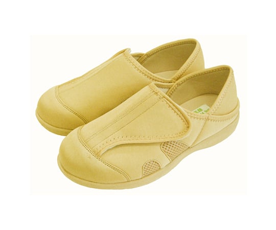 かかとが踏めるルームシューズ（シューズタイプ）　ベージュ・S