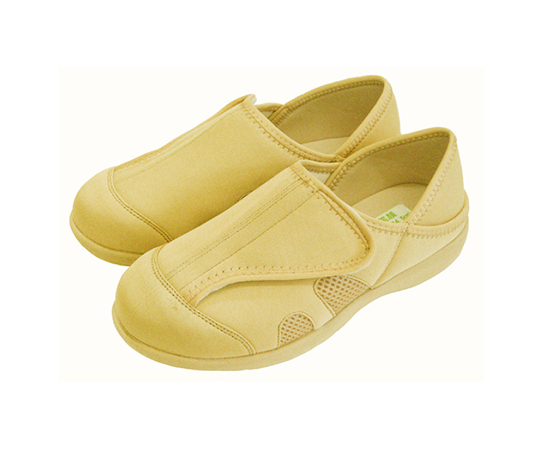 かかとが踏めるルームシューズ（シューズタイプ）　ベージュ・L