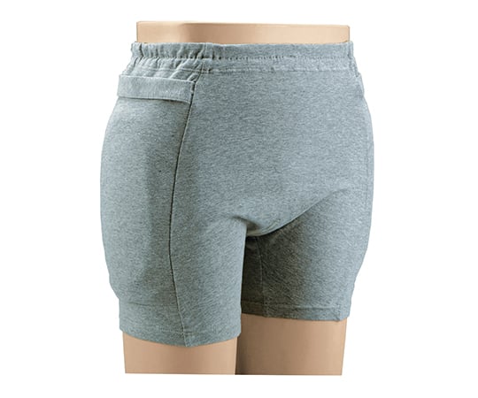 ラ・クッションパンツ 男性用 グレー L