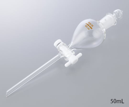 アズワン7-188-04丸型分液ロートテフロン（R）プラグ付２５０mL【1個】(as1-7-188-04)