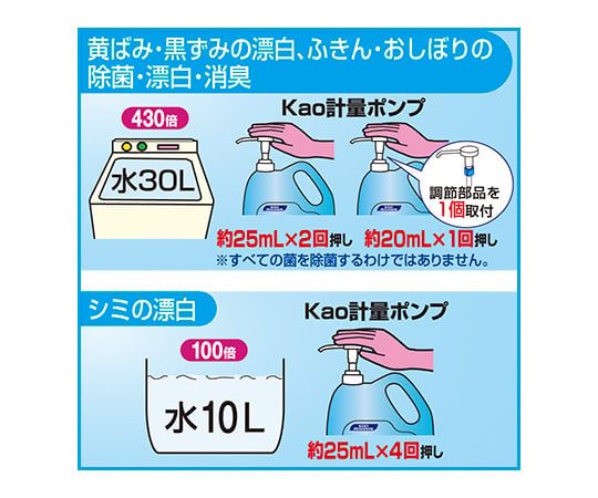 7-2079-01 ハイターＥ 5kg 業務用 衣料用塩素系漂白剤 021229