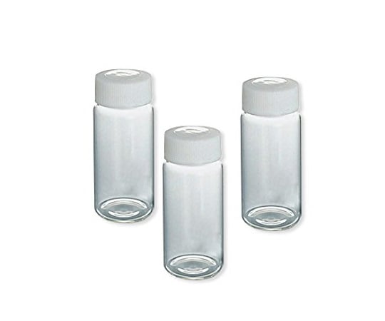 SCCスクリュー管瓶白 20ml （純水洗浄処理済み） 1箱（10本×5袋入）　No.5