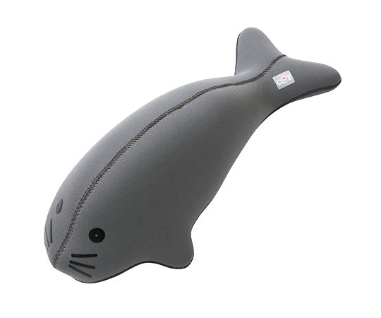 ヘルメット潜水7-2140-12クロッツ湯たんぽ　アザラシ　グレー