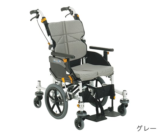 7-2184-03 ネクストコア・くるり（アルミ製介助式・低床用） グリーン NEXT-80B F-3