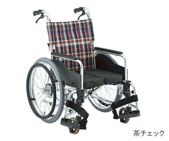 取扱を終了した商品です］7-2195-01 自動ブレーキ装置付車いす（アルミ