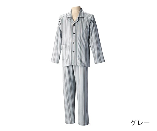パジャマセット　紳士用　M　グレー