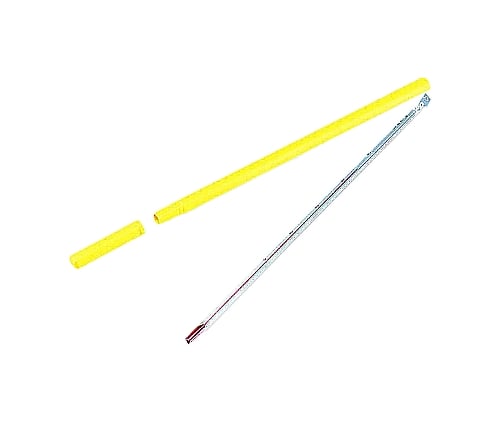 7-257-04テフロン温度計０～２００℃アルコール【1本】(as1-7-257-04)