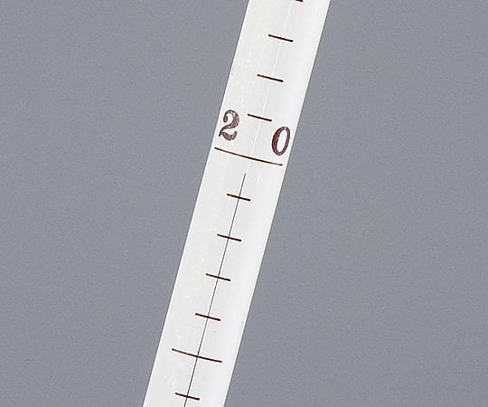 温度計(フッ素樹脂コート)　0～50℃　水銀 