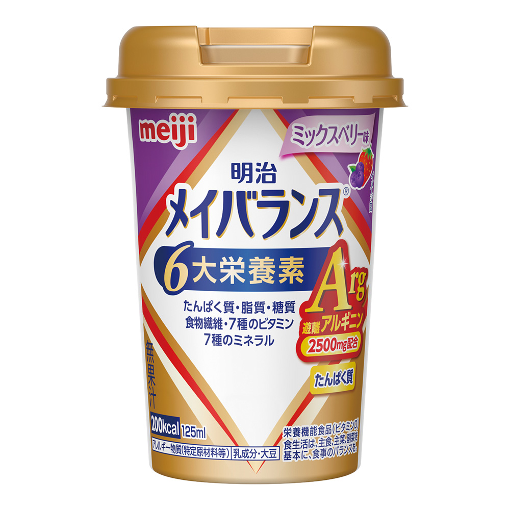 メイバランス Miniカップ 12本入 ArgMiniカップミックスベリー味