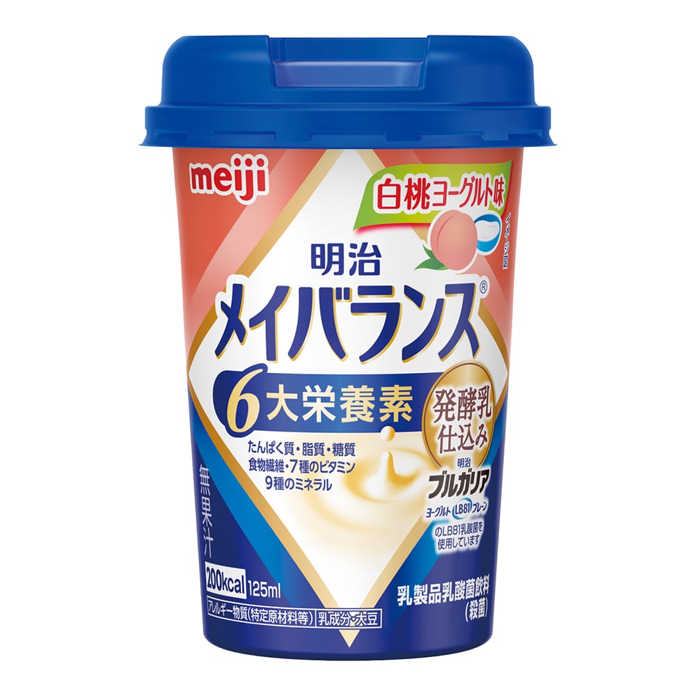 メイバランス Miniカップ　白桃ヨーグルト味 12本入