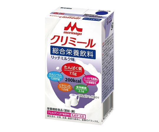 【軽減税率適用】クリニコ7-2697-10　エンジョイclimeal（栄養機能食品）　リッチミルク味