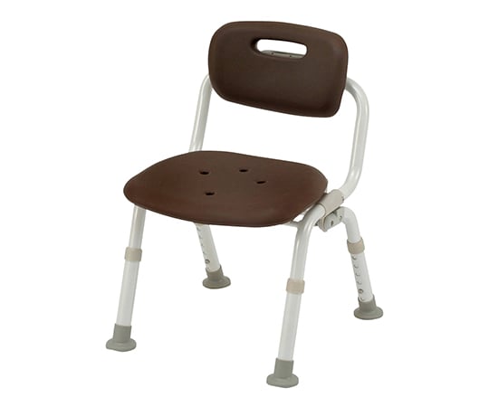 シャワーチェアコンパクトおりたたみN （ユクリア） ワンタッチ開閉 なし モカブラウン