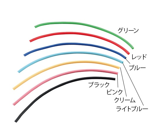 7-2904-02 ナビス駆血帯 ラテックスフリー 替えチューブ 1m ピンク