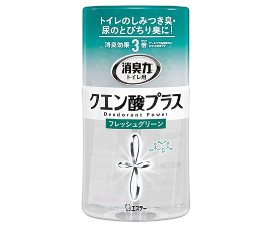 7-2925-02 トイレの消臭力(クエン酸プラス) フレッシュグリーン 400mL 12611