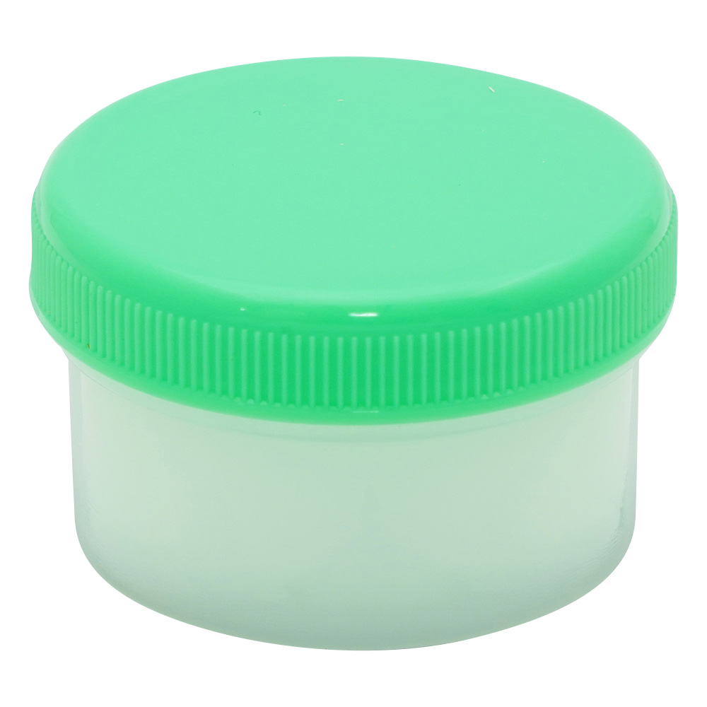 増量丸底プラツボ　未滅菌　24mL　緑　100個入