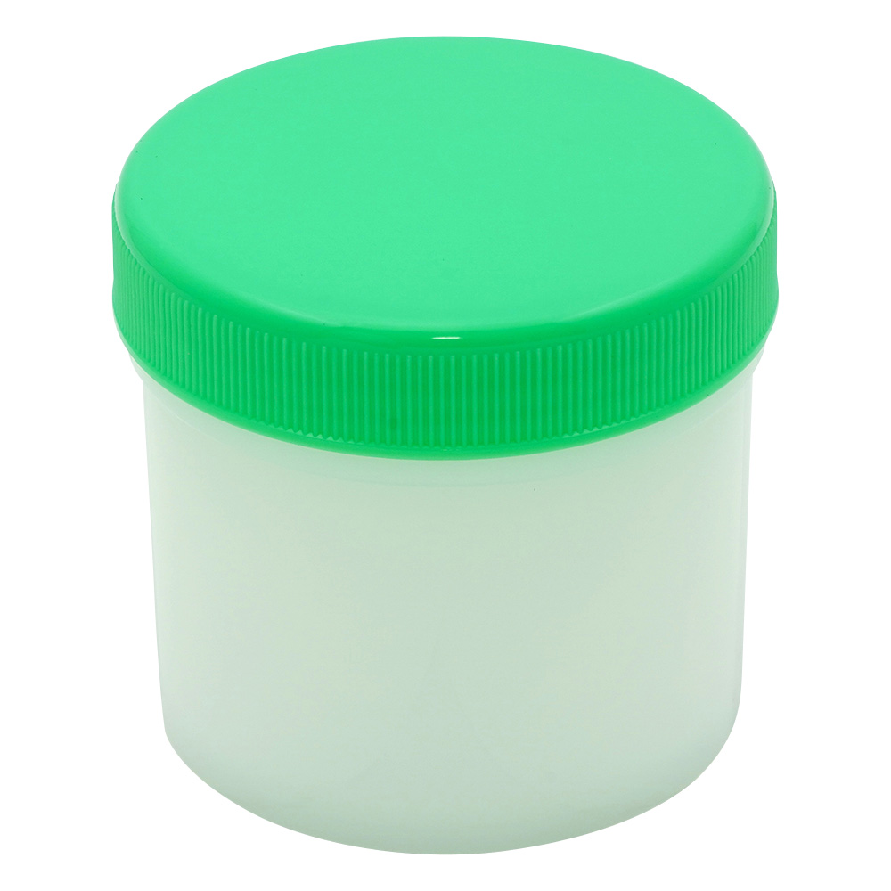 増量丸底プラツボ　未滅菌　120mL　緑　50個入