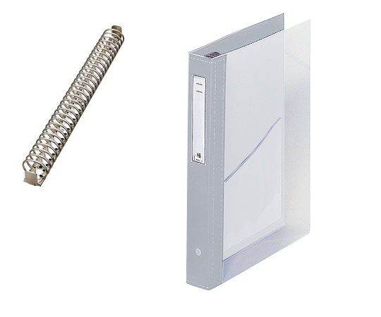 カルテブック（クリヤー）　30穴タイプ　シルバー