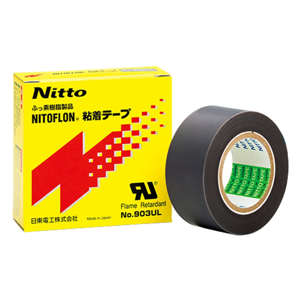 珍しい <br>日東 ふっ素樹脂粘着テープ ニトフロン粘着テープ Ｎｏ．９０３ＵＬ ０．１３ｍｍ×１９ｍｍ×１０ｍ 