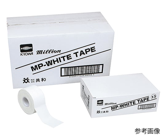 7-3295-03 MPホワイトテープ(テーピング・ホワイトテープ) 25mm×9.15m LN-MP2512