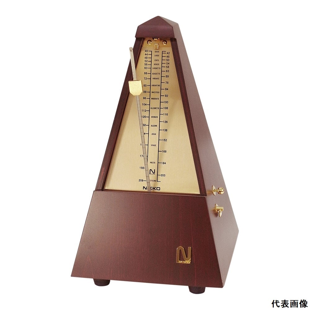 日工メトロノーム 木製ジャンボ 取っ手つき