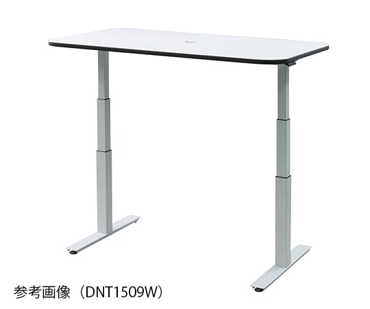 7-3454-01 電動昇降ナーステーブル ホワイト 1200×900×650～1300