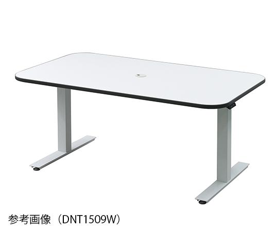 7-3454-01 電動昇降ナーステーブル ホワイト 1200×900×650～1300 DNT1209W