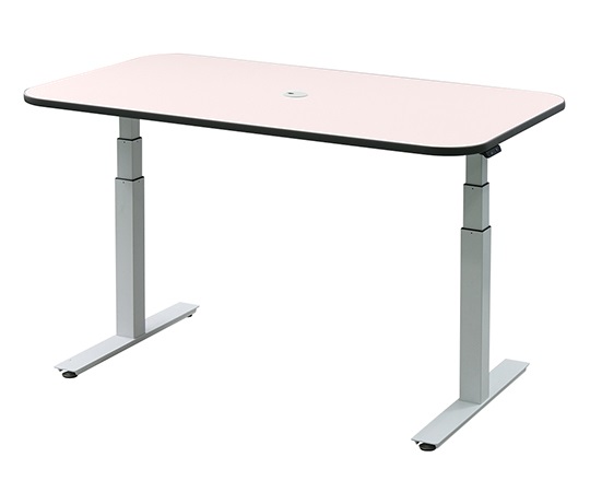 電動昇降ナーステーブル ピンク 1200×900×650～1300 DNT1209P
