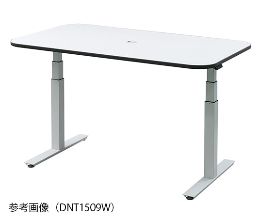 7-3454-07 電動昇降ナーステーブル ホワイト 1800×900×650～1300 DNT1809W