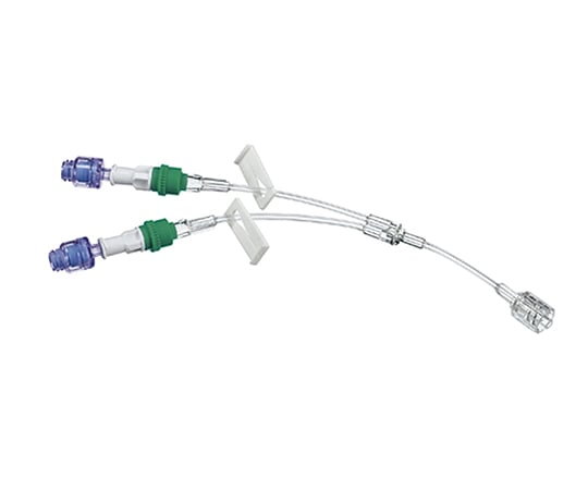 ビー・ブラウンエースクラップ7-3485-14セーフフローバルブ　一方弁付Yチューブセット　100個入