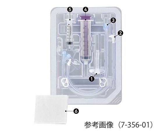 7-368-12 MIC-KEYバルーンボタンENFitコネクタ（胃瘻交換用） 16Fr×4.0cm 8140-16-4.0