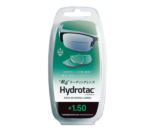 7-3807-01 リーディングレンズ（老眼レンズ） Hydrotac（R）+1.50