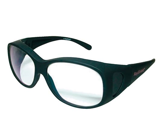 7-3856-01 AADCO X線防護眼鏡 (フィットオーバー) ブラック LG-N190