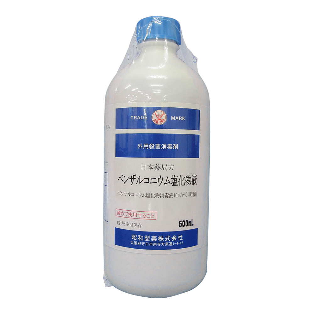 7-3978-02 ベンザルコニウム塩化物消毒液10w/v% 昭和 18L 【AXEL 