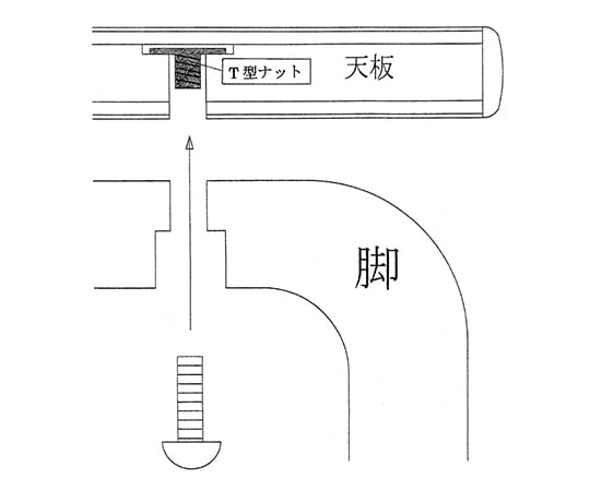 7-3990-01 ダイニングテーブル 角型 (900×900×730mm) TBH-0909-FBE