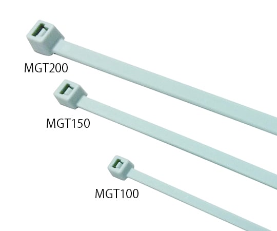 7-4187-03 防カビ抗菌結束バンド インシュロックタイ (長さ202mm) MGT200