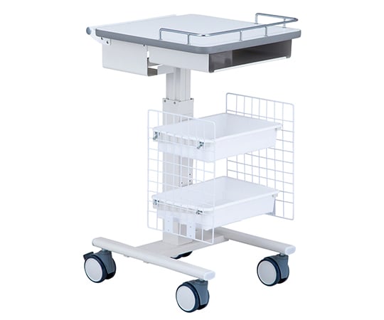 ナビス(アズワン)7-4313-04 ナースカート(昇降タイプ) ホワイト N