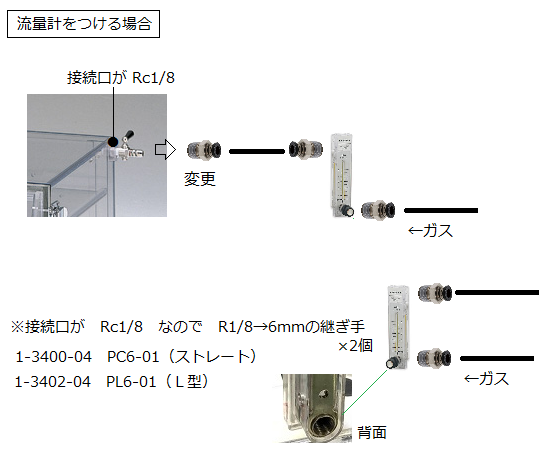 7-434-03 ガス置換デシケーター CR2H型 【AXEL】 アズワン